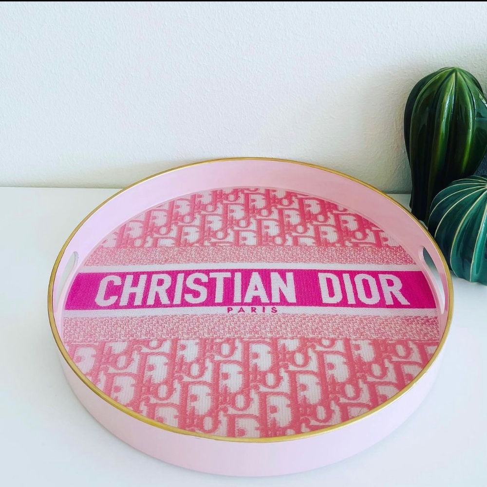 Pink Vanity Tray